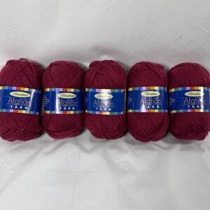 Herrschners Afghan Yarn 5 Skiens 0073 Mulberry
